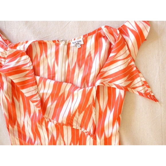 Paul Smith Women 40 (fits like a 2) Tie Detail Silk Blouse - Picture 5 of 16